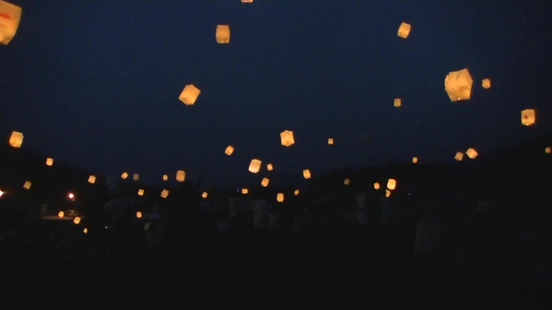 昨年のランタン