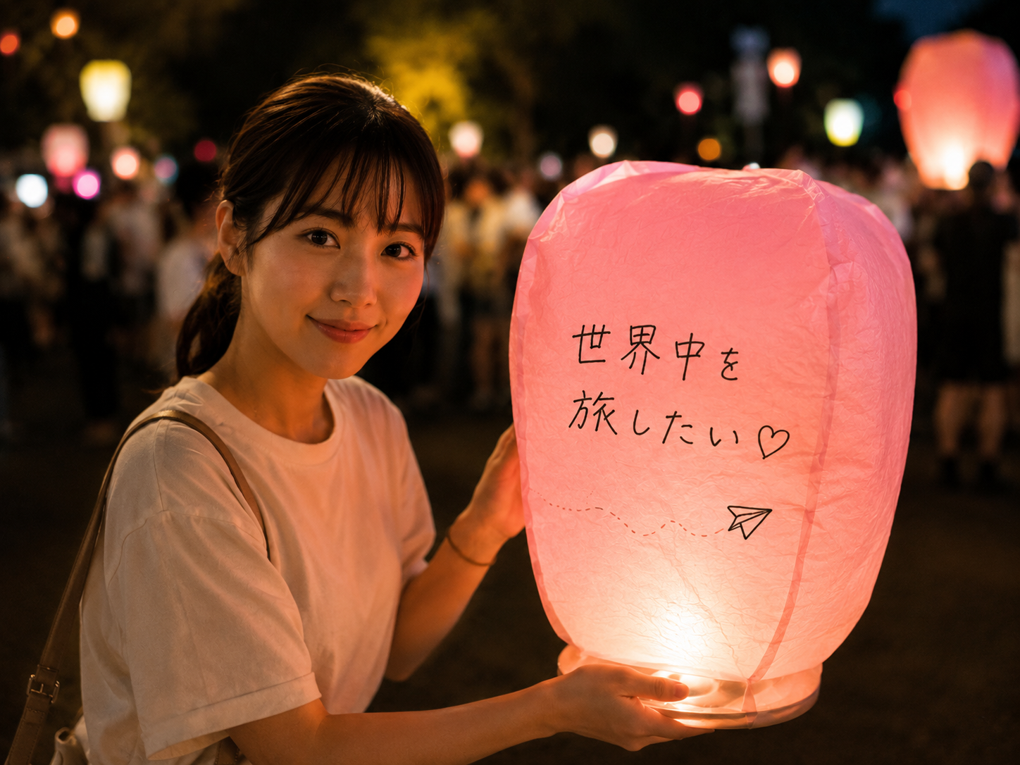 ランタンを持つ手