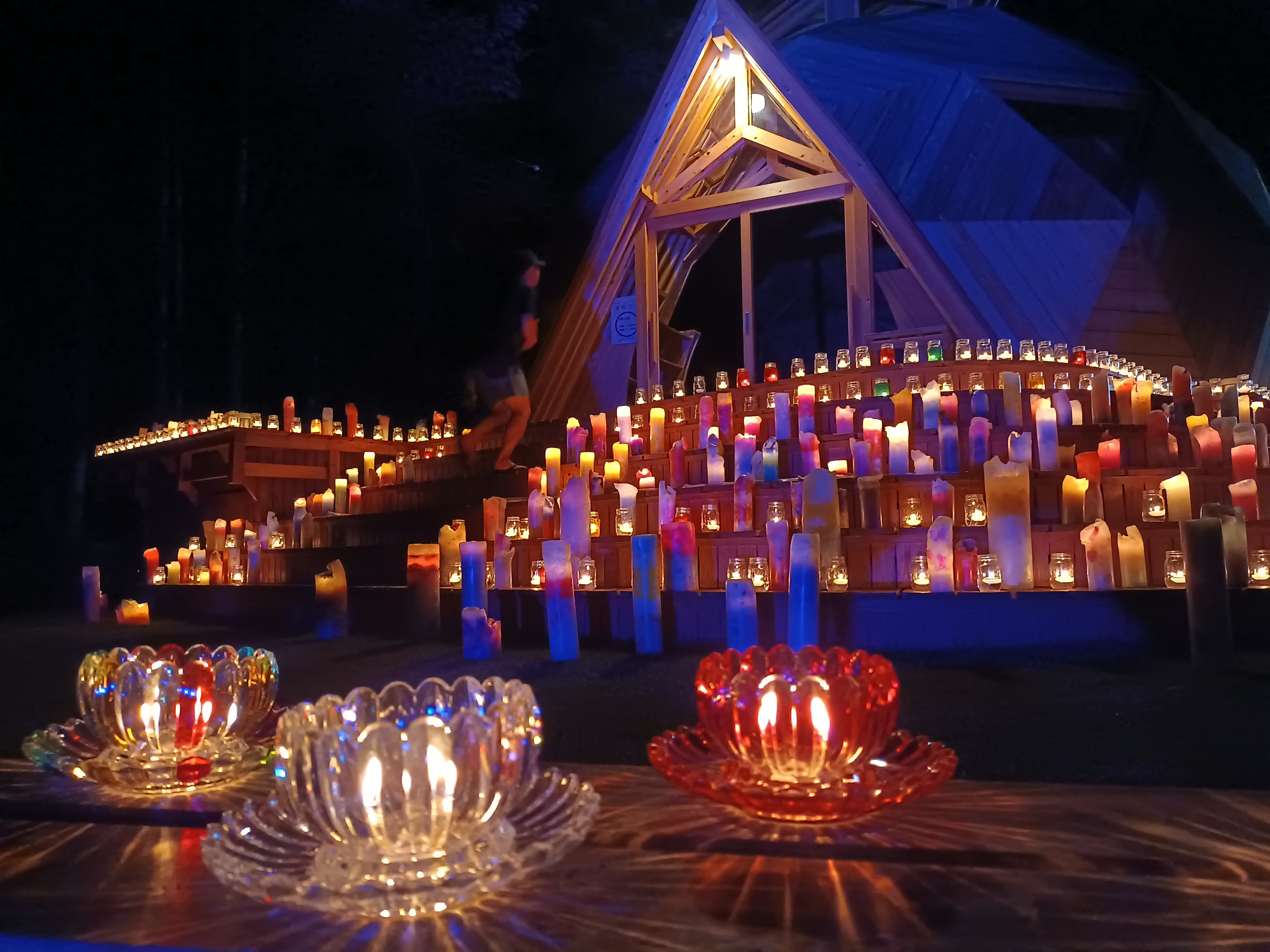 キャンドル点灯